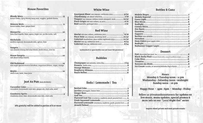 Menu page 2