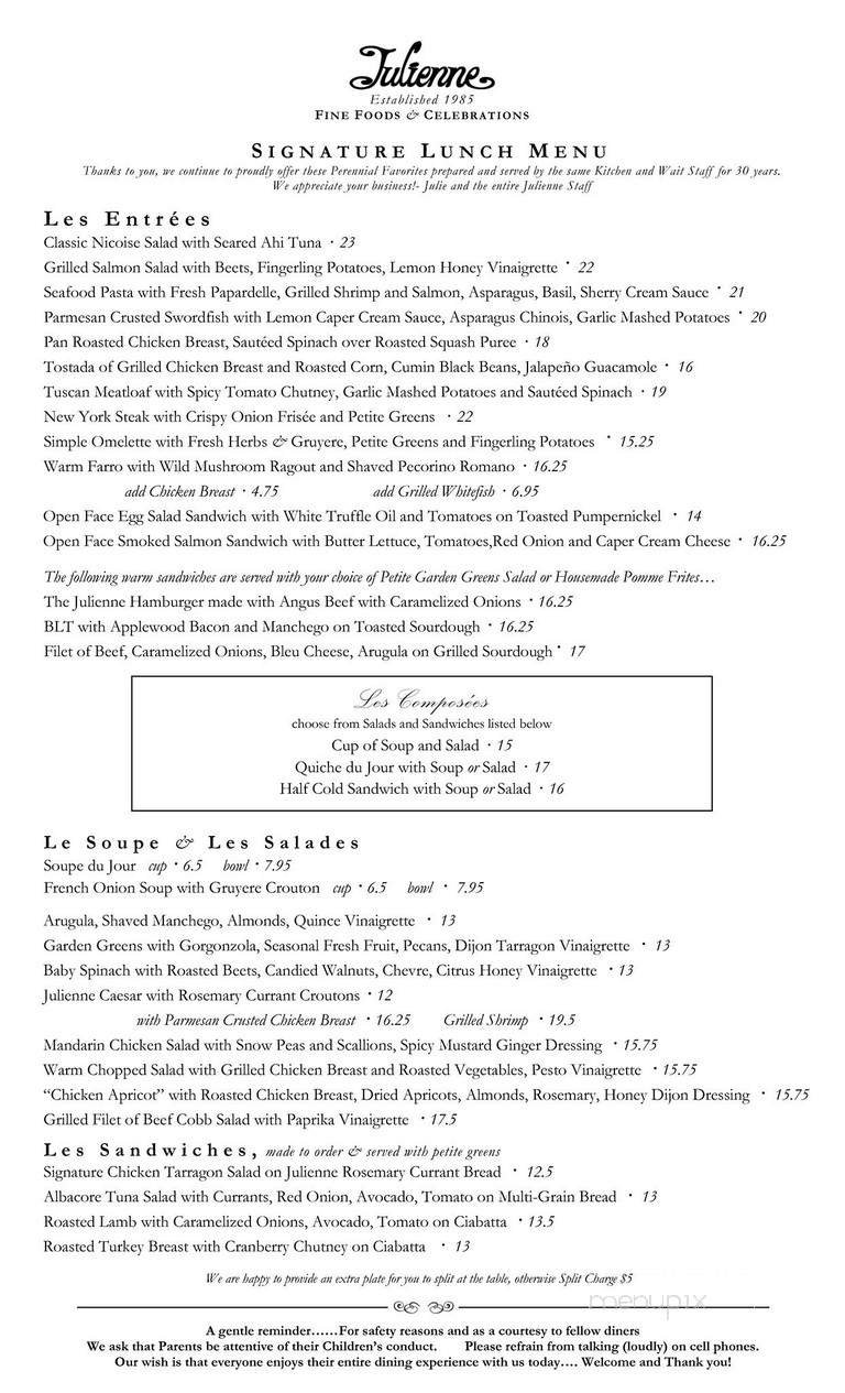 Menu page 2