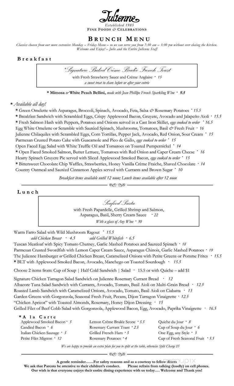 Menu page 3
