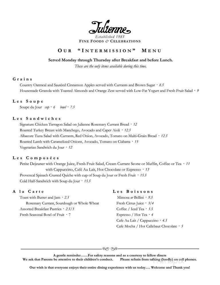 Menu page 4