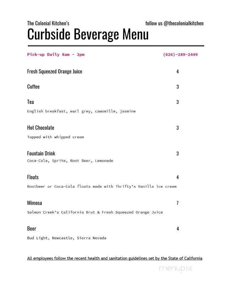 Menu page 1