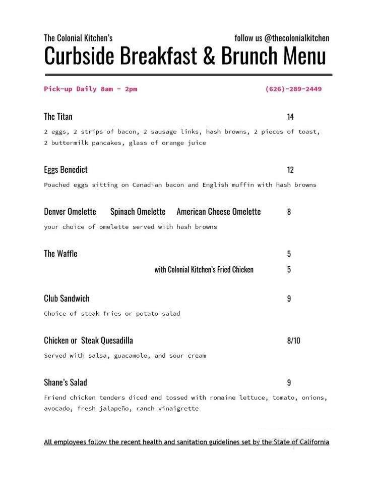 Menu page 2