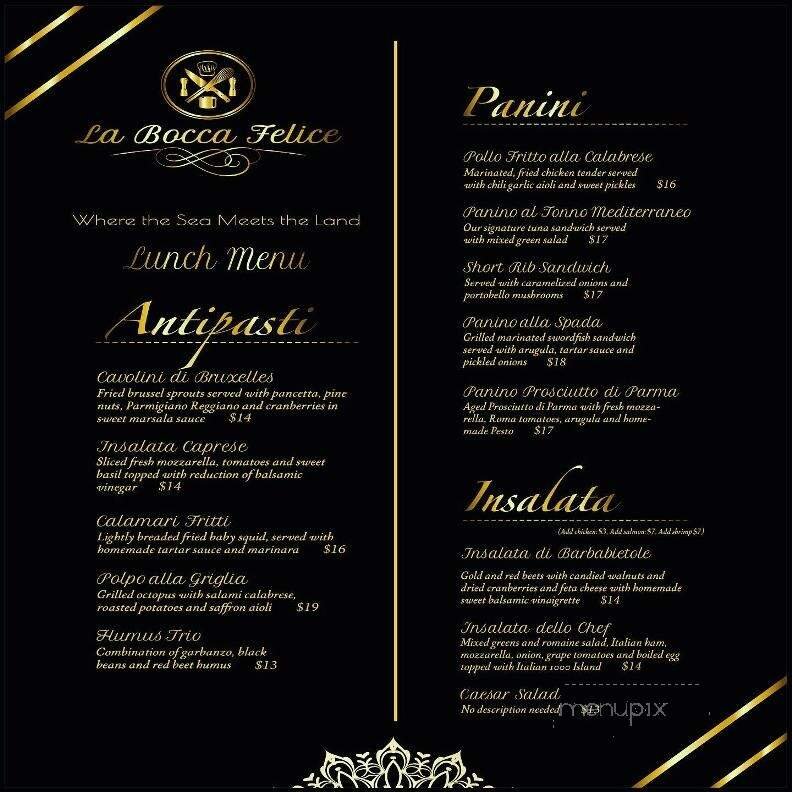 Menu page 1