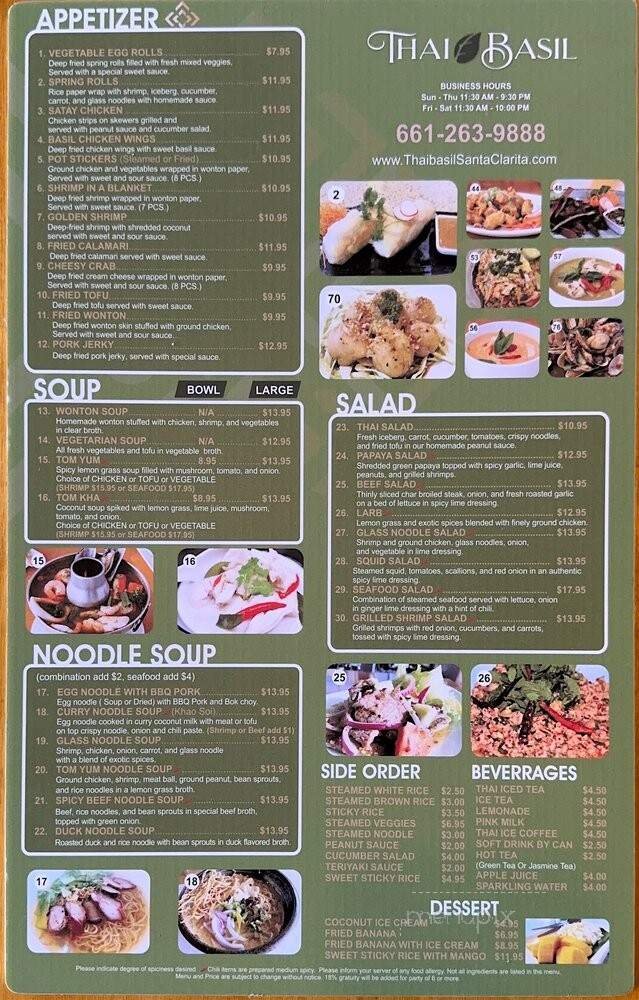 Menu page 2