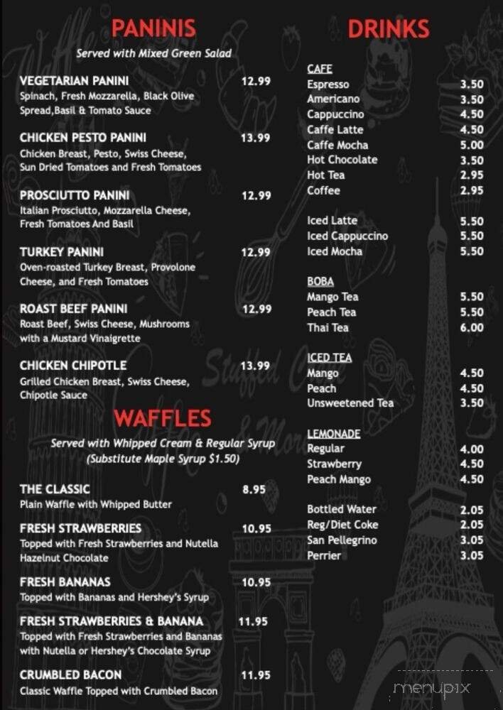 Menu page 1