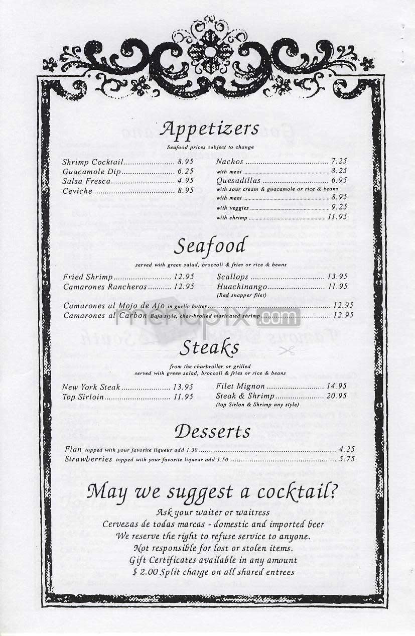 Menu page 7
