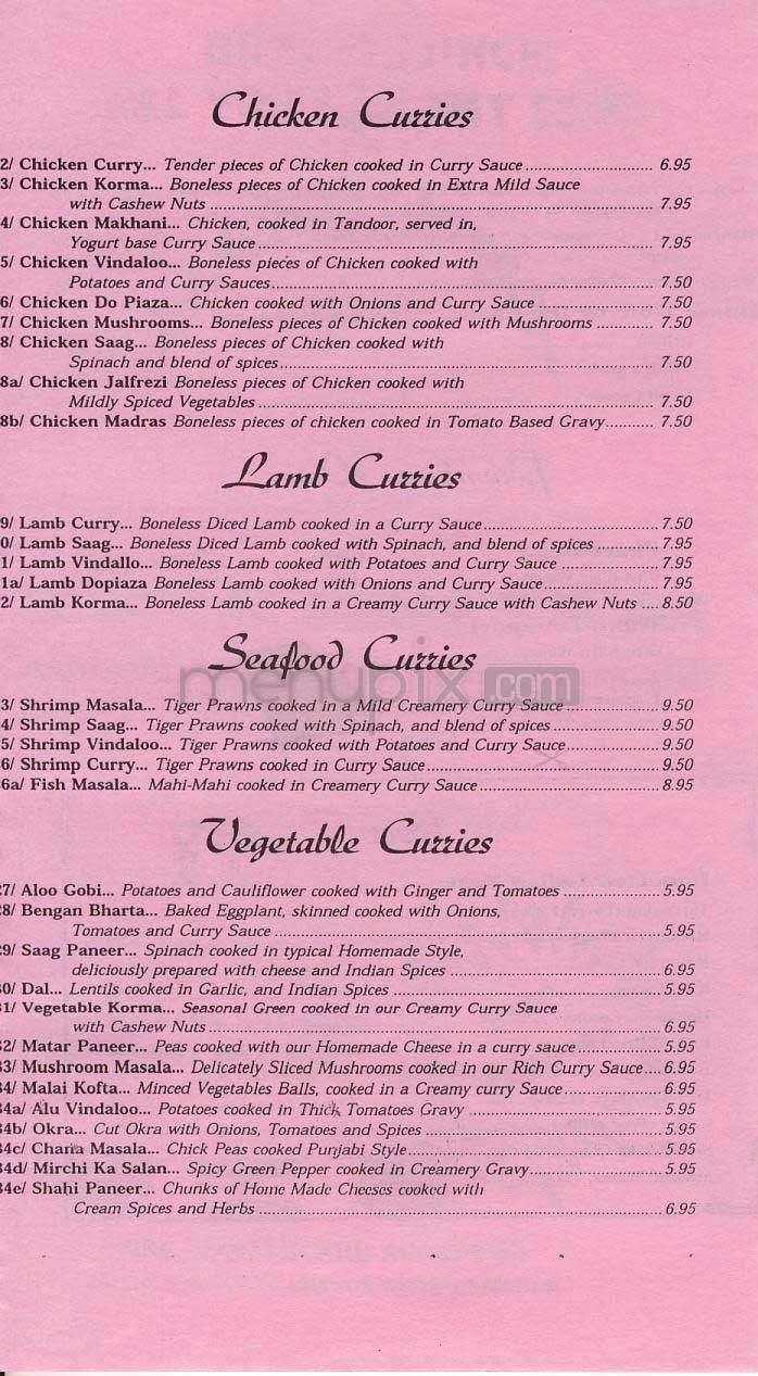 Menu page 3