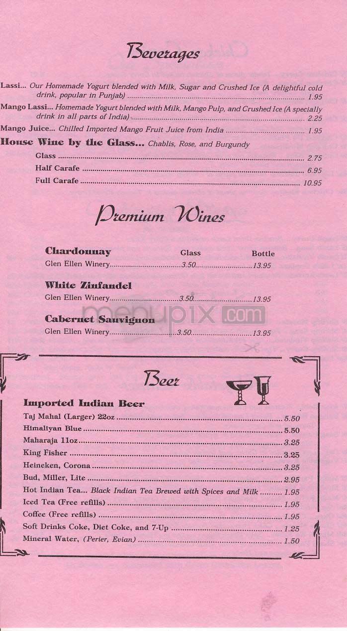 Menu page 6