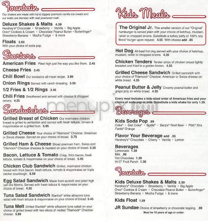 Menu page 2