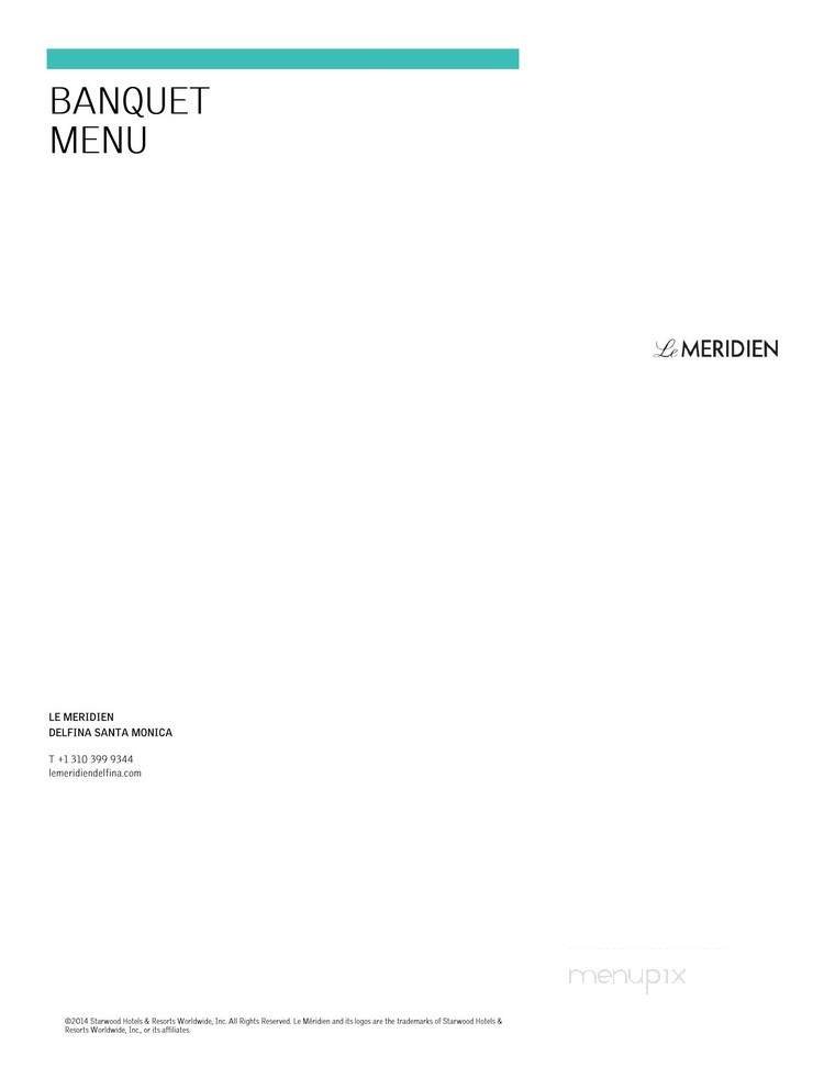 Menu page 1