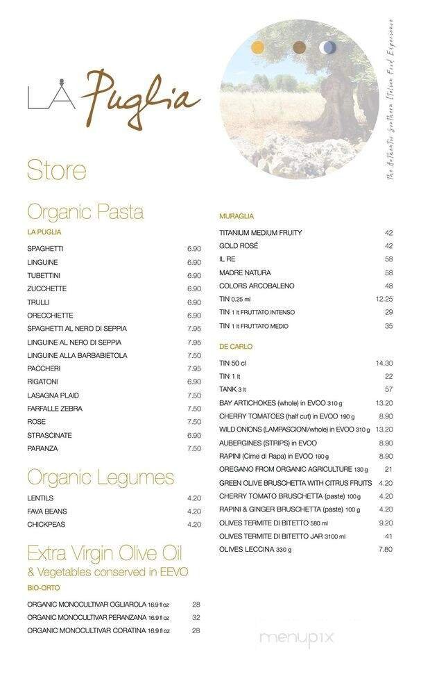 Menu page 1