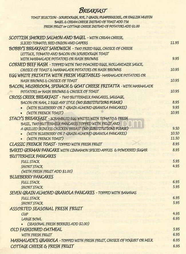 Menu page 2