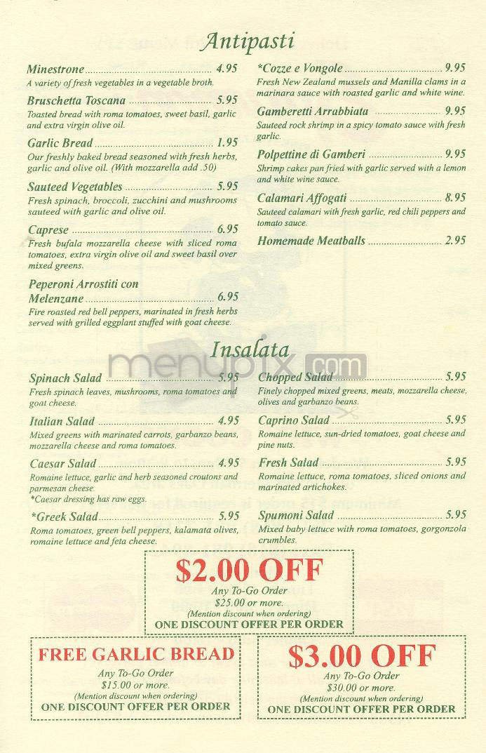 Menu page 2