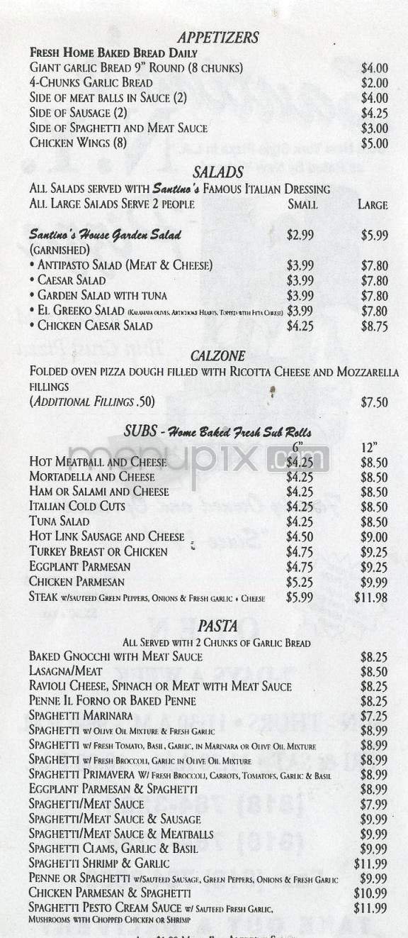Menu page 2