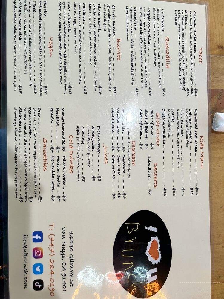 Menu page 2