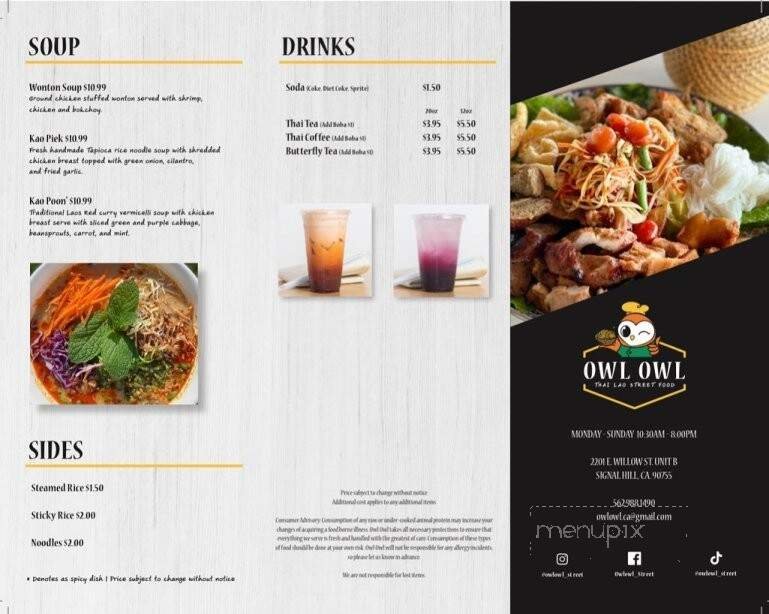 Menu page 2