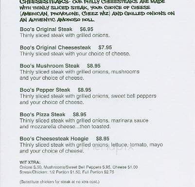 Menu page 2