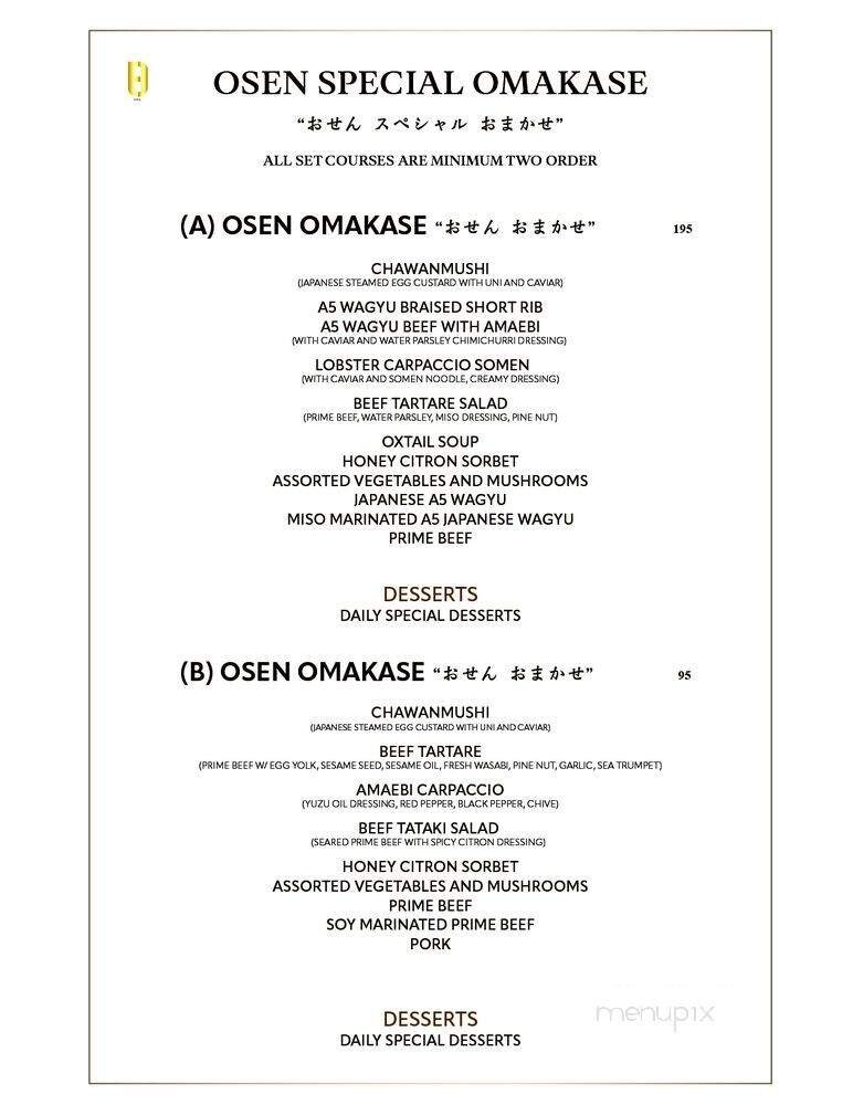 Menu page 21