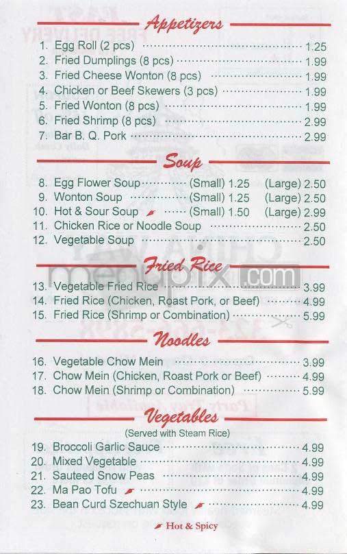 Menu page 2