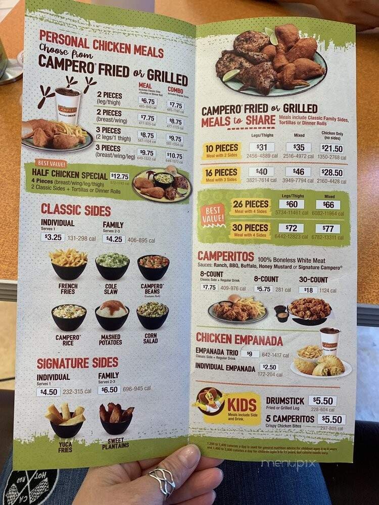 Menu page 1