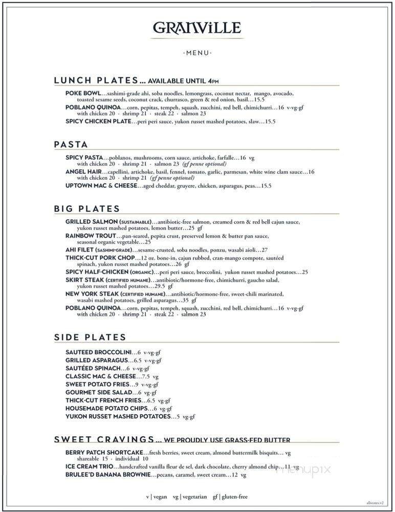 Menu page 9