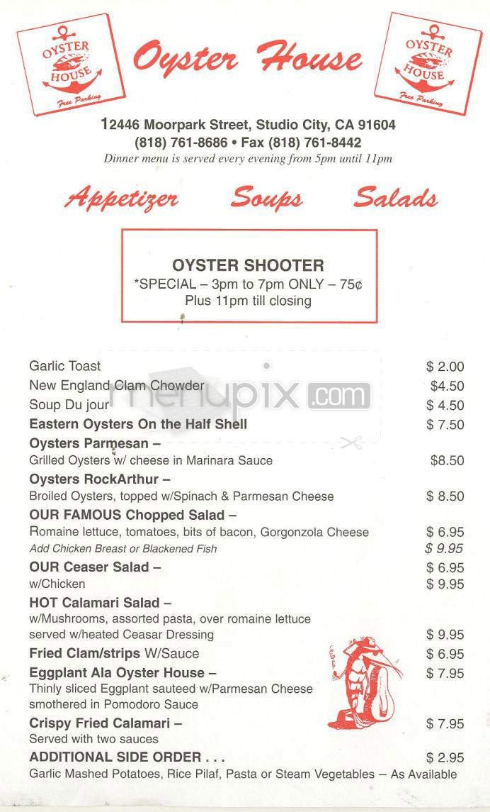 Menu page 1