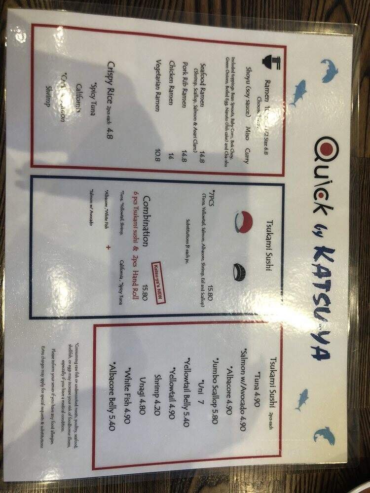 Menu page 2