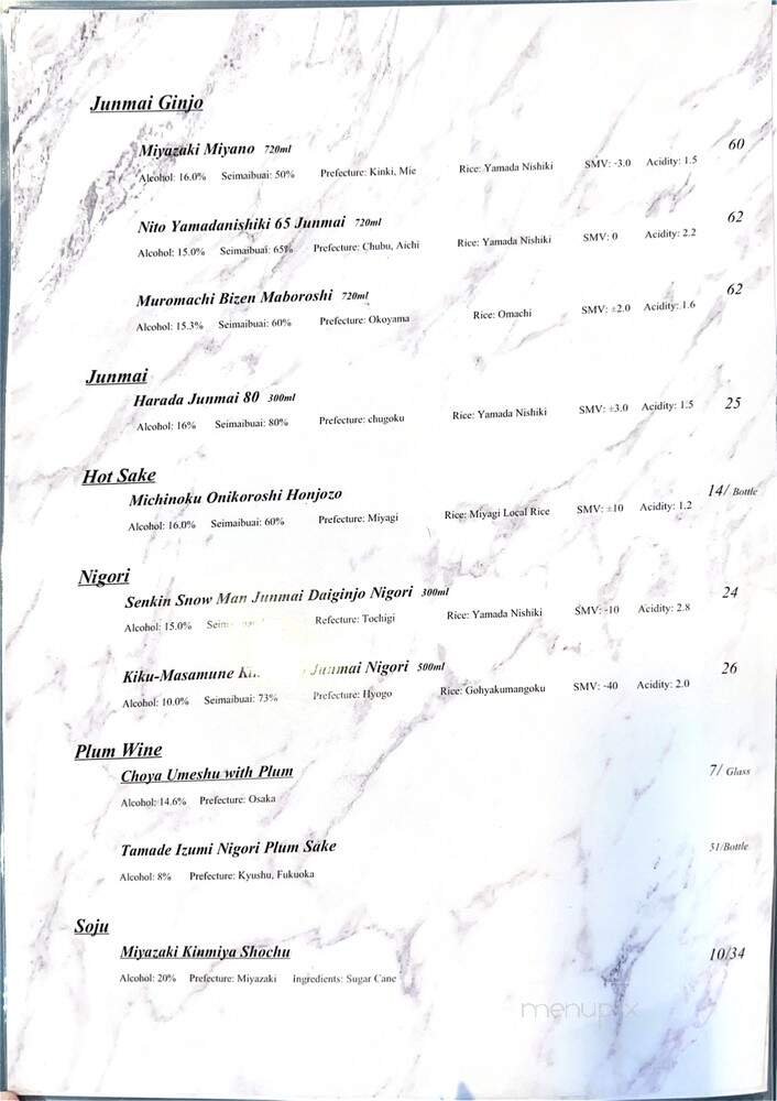 Menu page 4