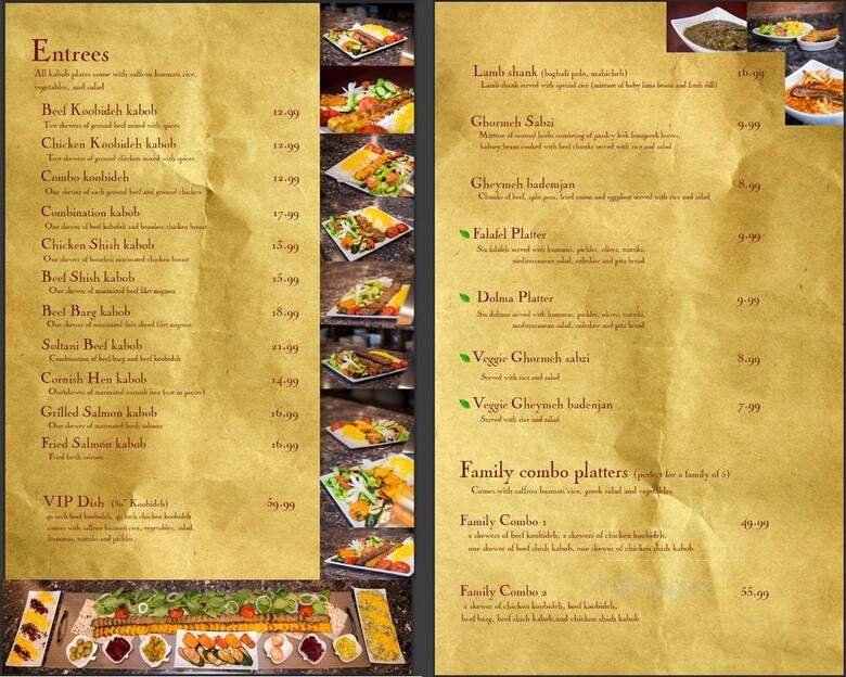 Menu page 2