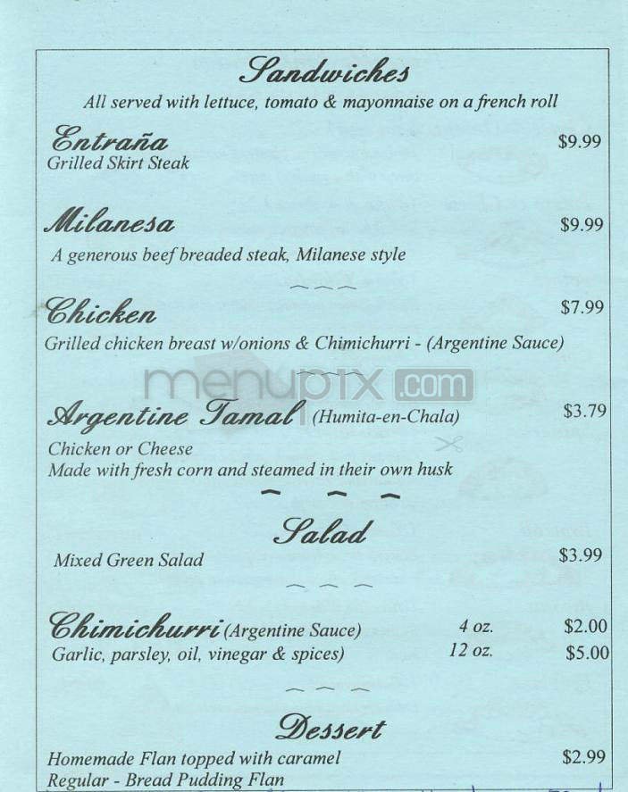 Menu page 4
