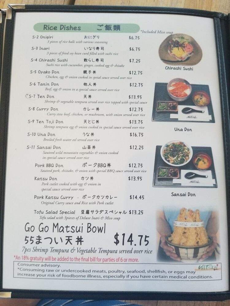 Menu page 6