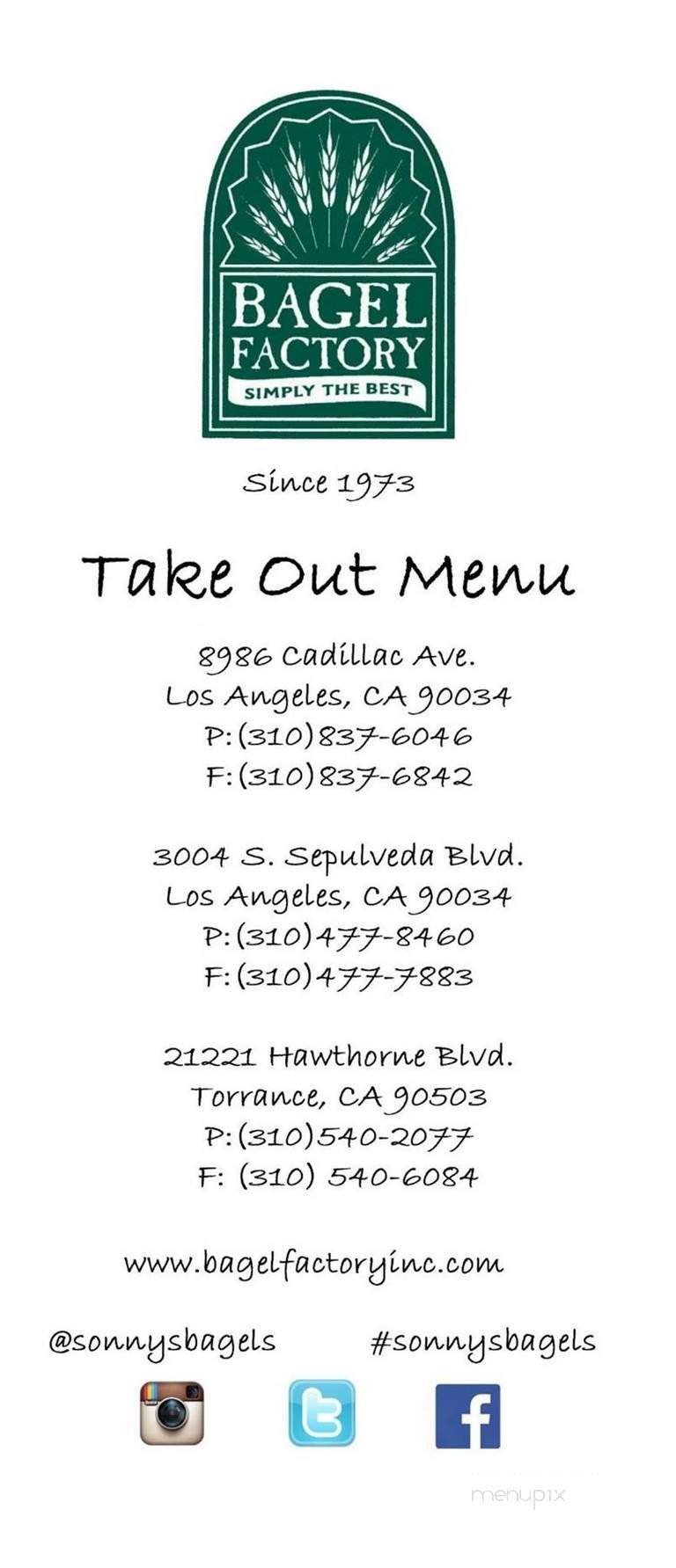 Menu page 1