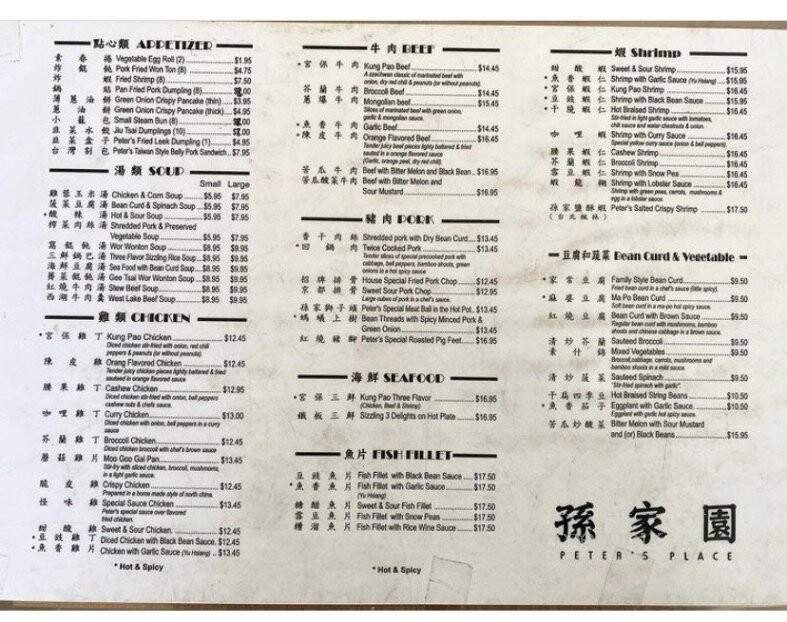 Menu page 8