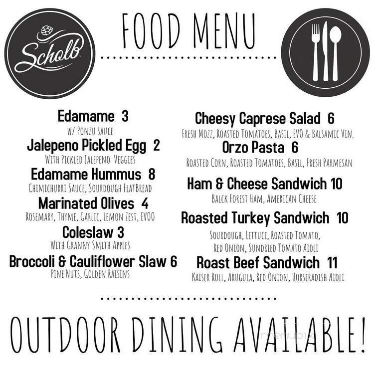 Menu page 1