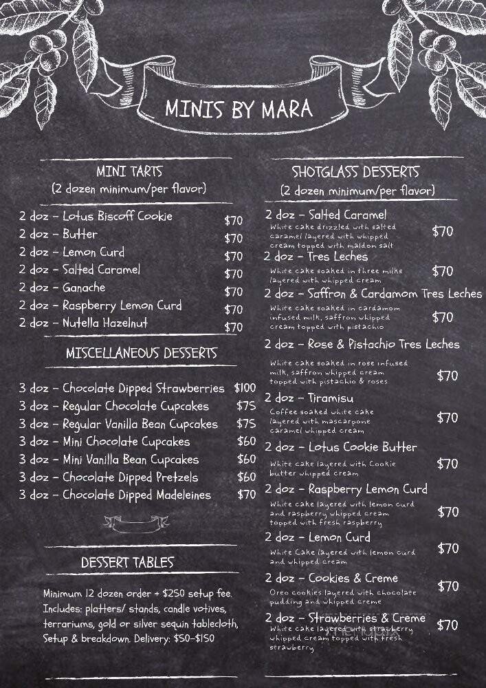 Menu page 1
