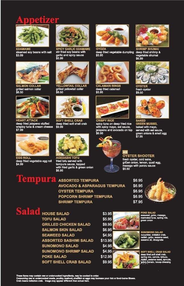 Menu page 3