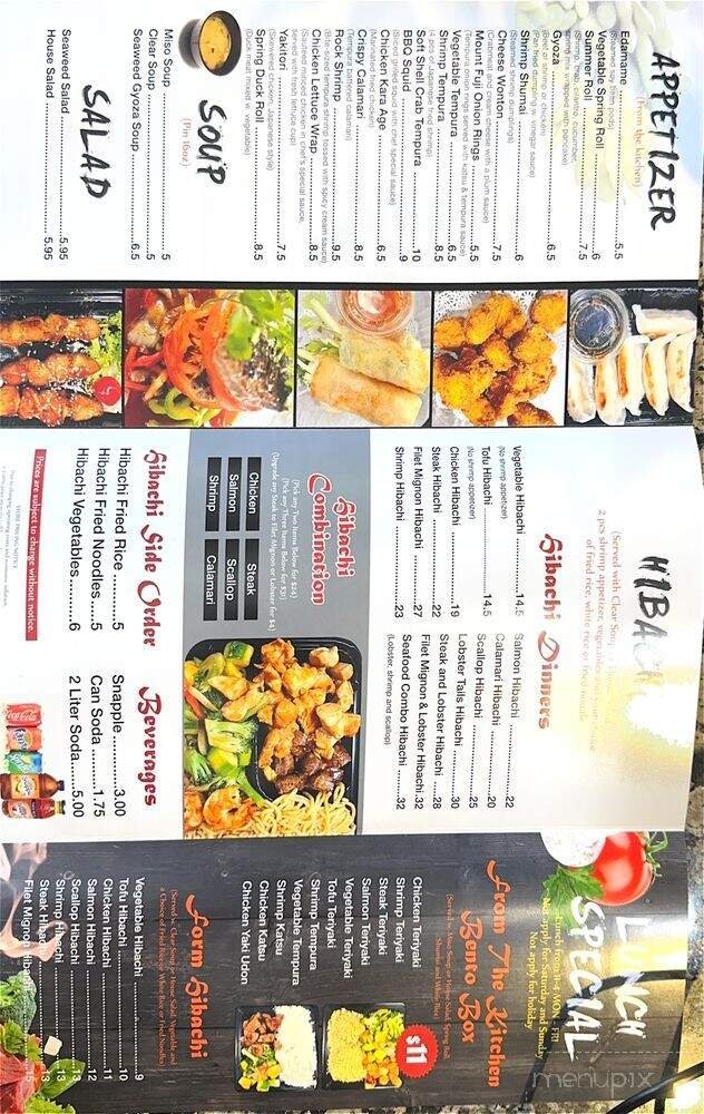Menu page 2