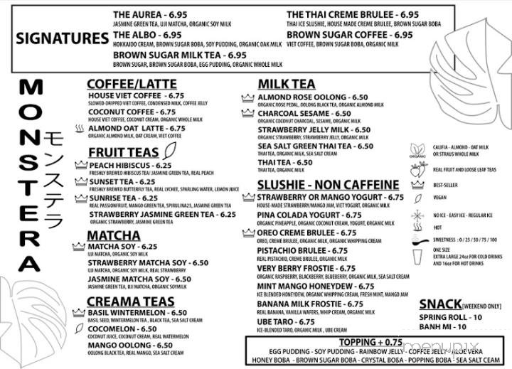 Menu page 1