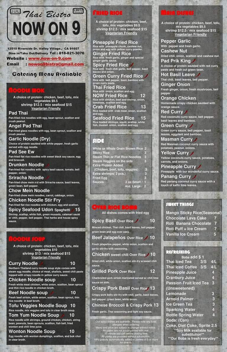 Menu page 2