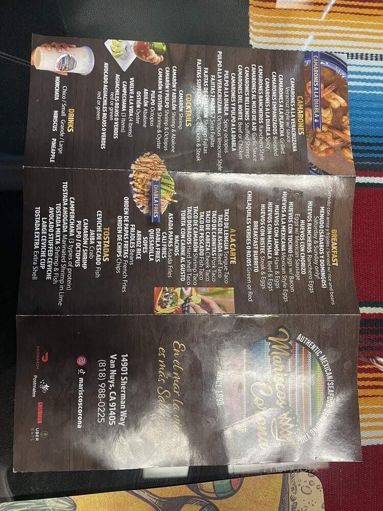 Menu page 1