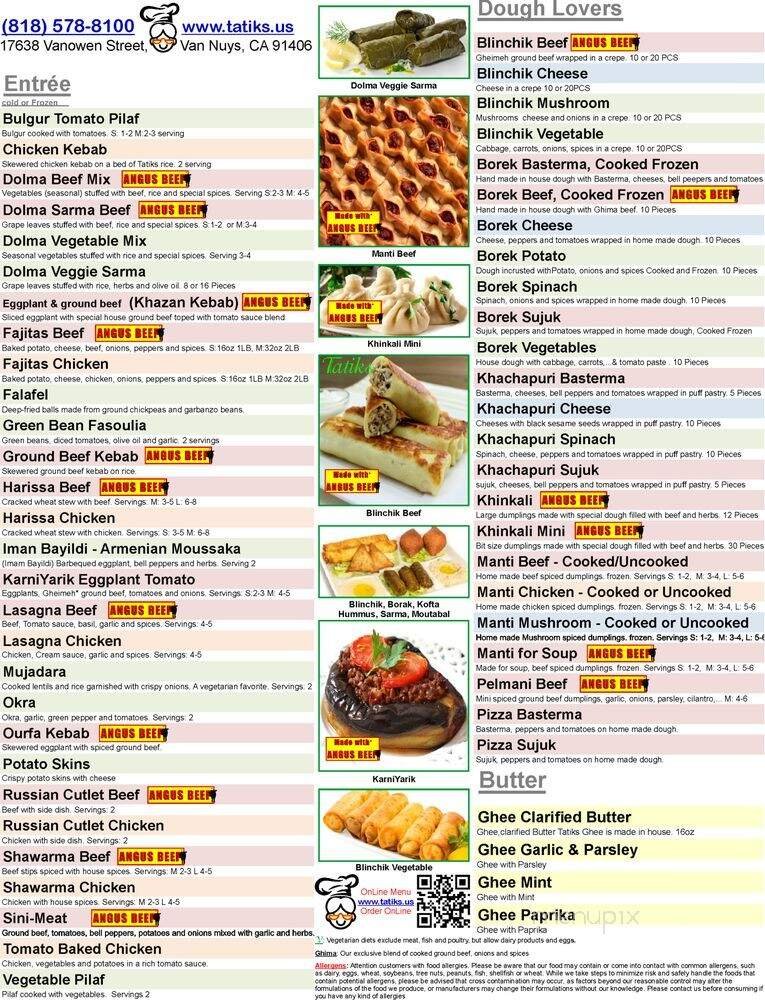 Menu page 2