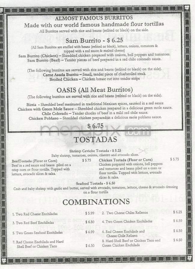 Menu page 3