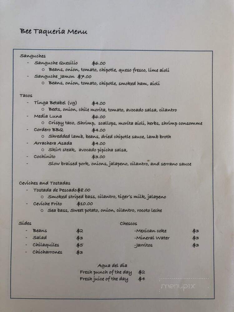 Menu page 2