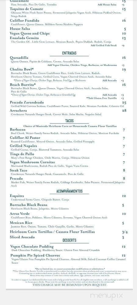 Menu page 2