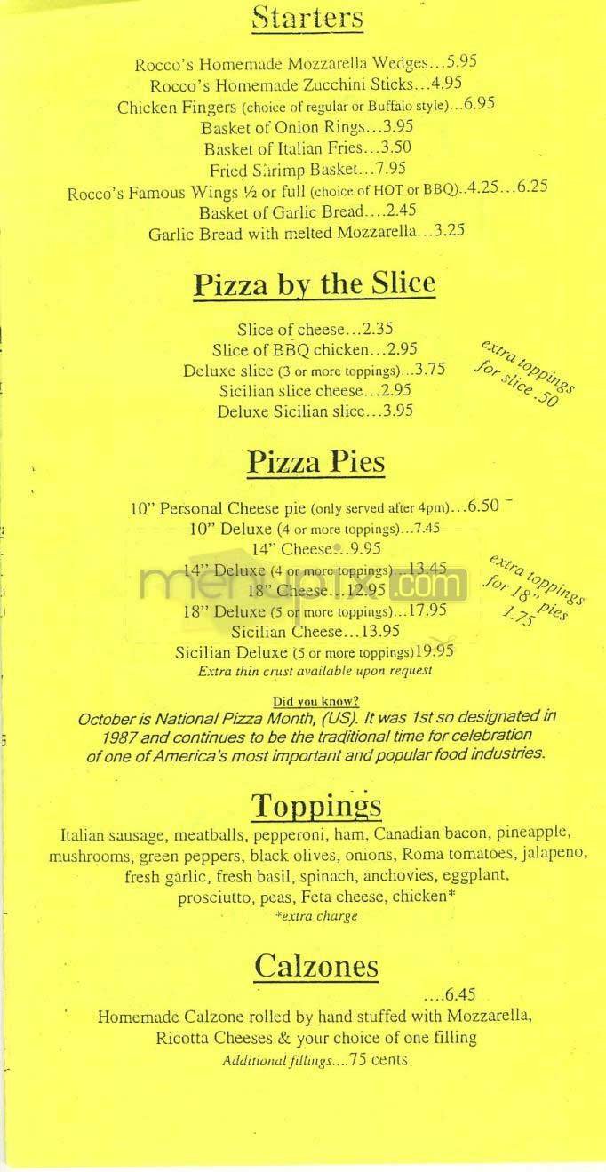 Menu page 2