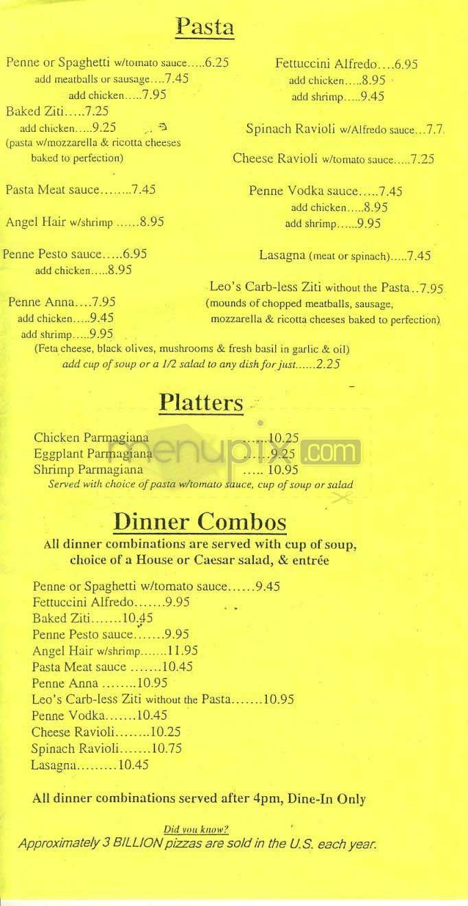 Menu page 4