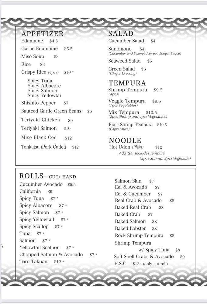 Menu page 3