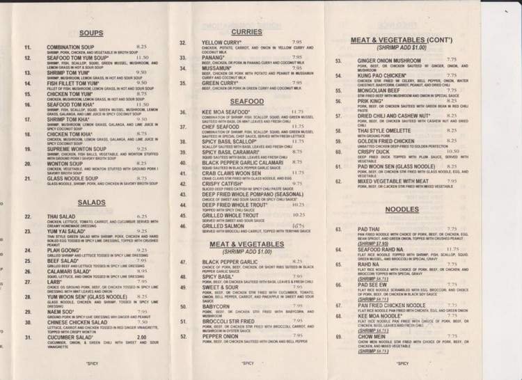 Menu page 2