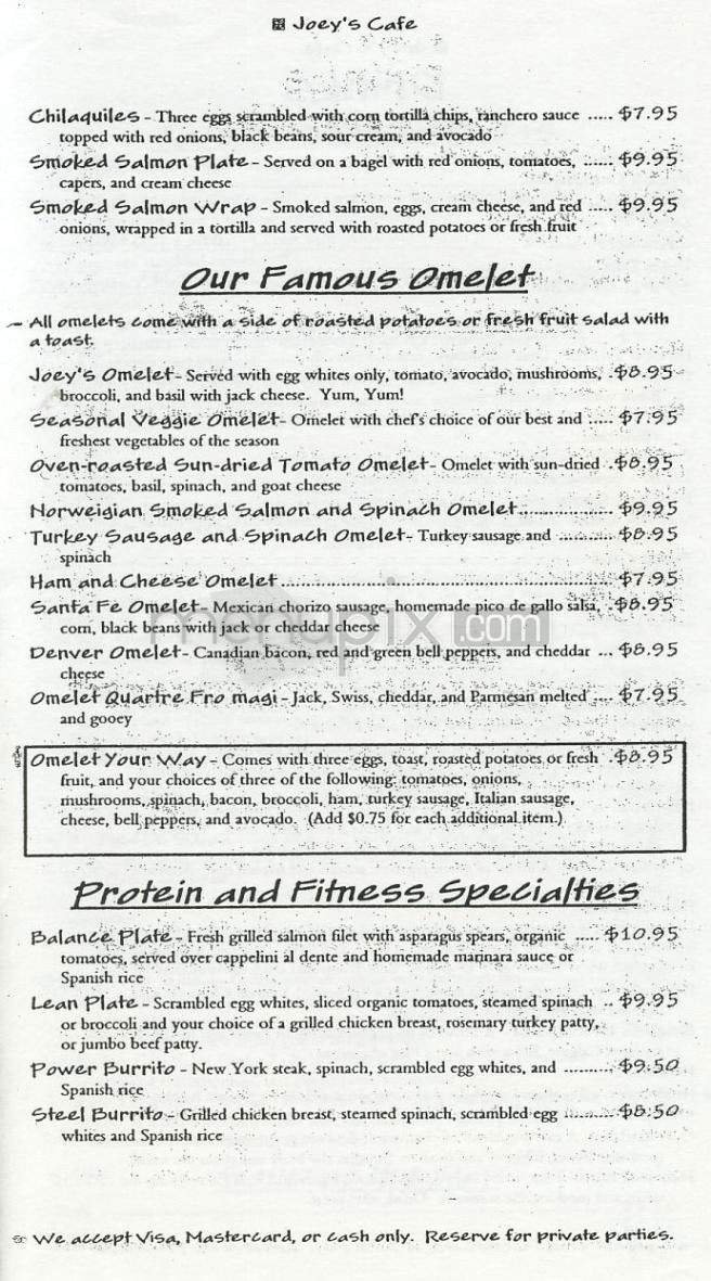 Menu page 3