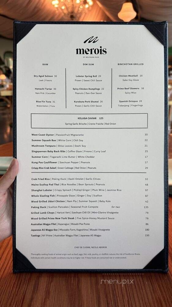 Menu page 2